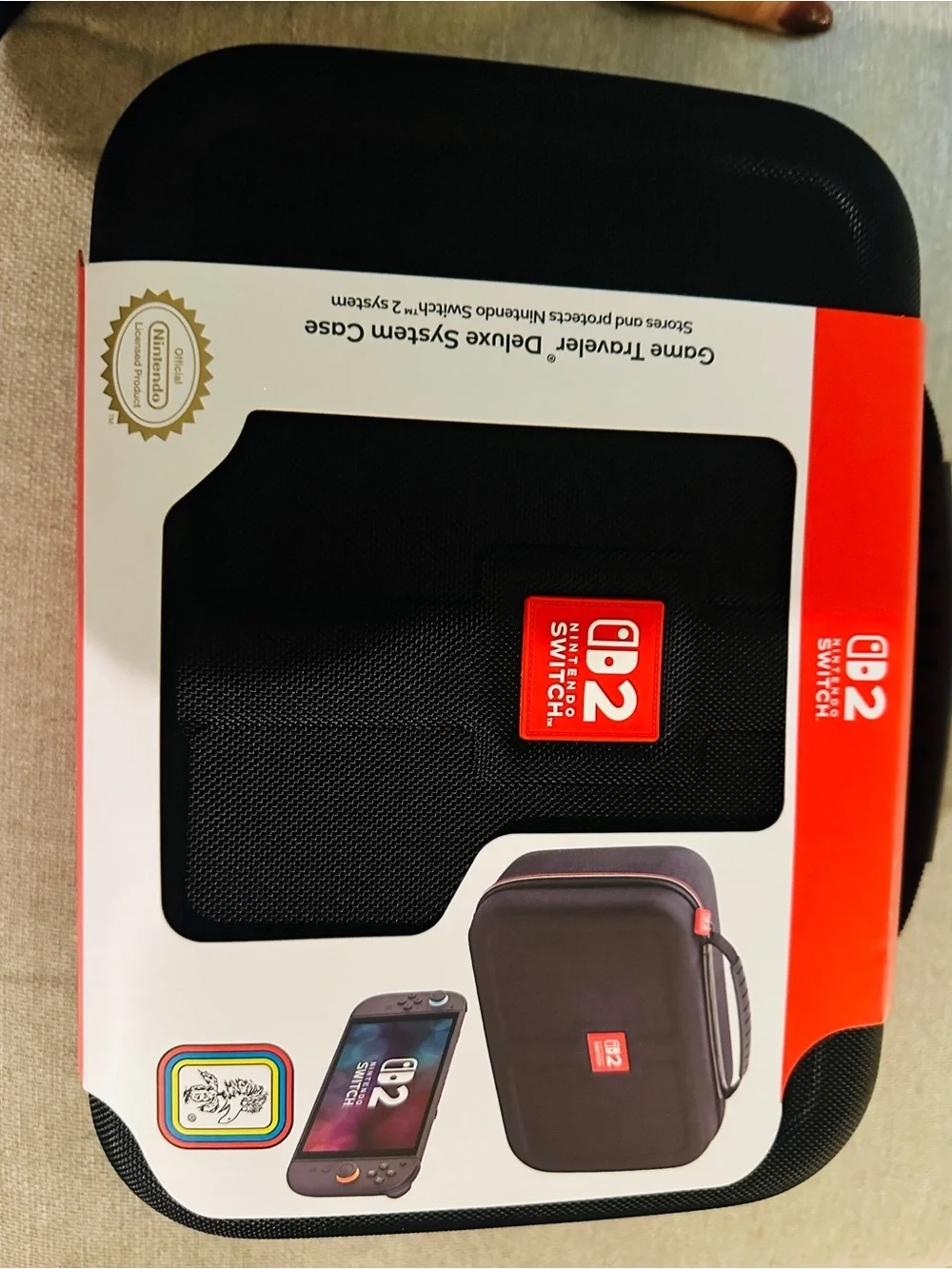 Nintendo Black and Red Travel Case for Switch